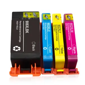 Compatible HP 906 902 906XL 902XL Ink Cartridge for OfficeJet Pro 6954 6960 6962 6968 6975 6978 All-in-One Printer