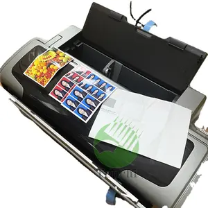 Tweedehands A3 + A3 A4 8 Kleur Foto Printer Voor Epson Stylus Photo R1800 Dvd Inkjet Printer Fabriek