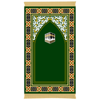 Nouveau design, vente en gros, tapis de prière musulman, tissu doux, matériau antidérapant, tapis de prière, tapis de culte