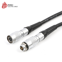 Penerbangan pemrosesan Plug YC8-2 inti soket konektor dengan 3 4 5 6 kabel Harness