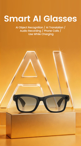 Nouvelles lunettes intelligentes électrochromiques E09C avec caméra 8MP, photo, vidéo, anti-tremblement, traduction IA, assistant vocal et appel vidéo - Product Image 3