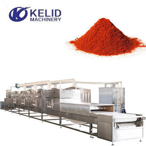 Industriële Tunnel Transportband Magnetron Zwarte Peperzaden Sesam Kruiden Kruiden Kruiden Thee Poeder Sterilisatiemachine Sterilisator - Product Image 1