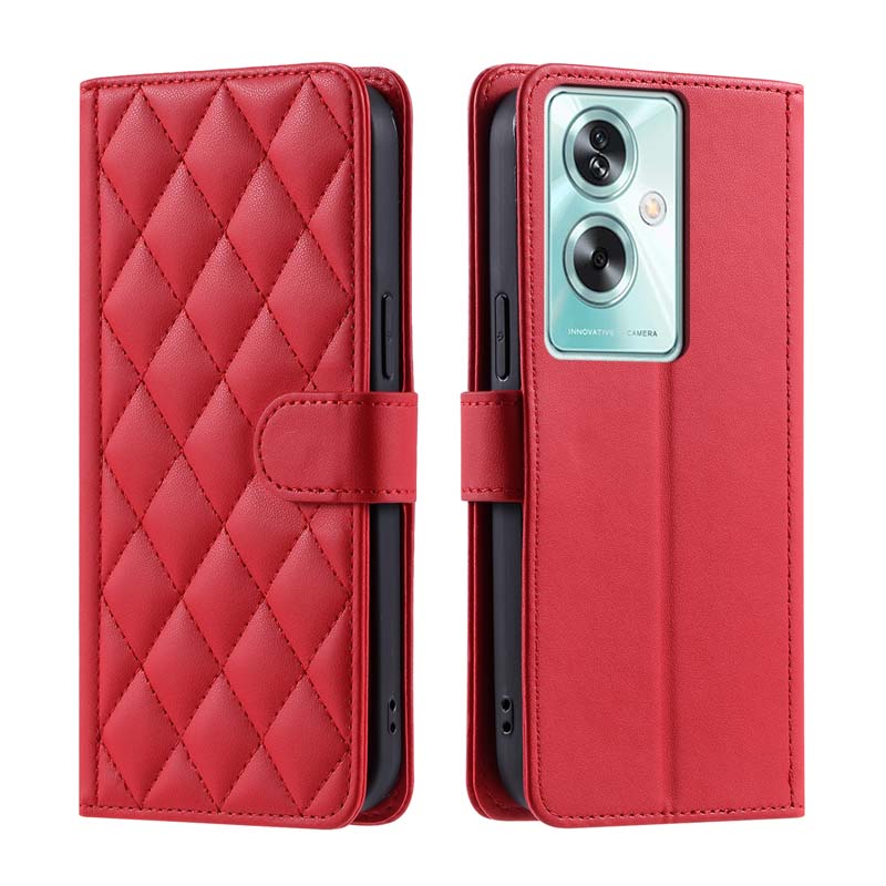 WBWONE Cover A Libro In Pelle PU Con Rosa Goffrata Per OPPO A79 5G – Portafoglio Con Tasche E Supporto - 2