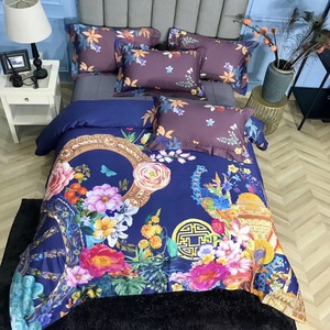 Bộ Ga Trải Giường Đám Cưới Màu Đỏ Bộ Ga Trải Giường Cỡ King Bộ Ga Trải Giường Thiết Kế Ren Thanh Lịch - Product Image 5