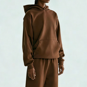 Sudadera con capucha de peso pesado de primera calidad, jersey con logotipo personalizado, ropa de calle Unisex con hombros caídos para gimnasio deportivo, ropa de moda en pedidos a granel - Product Image 2