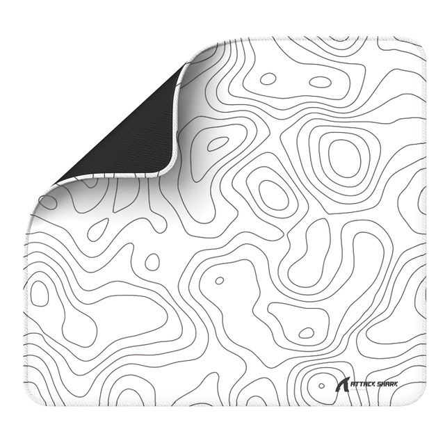 ATTACK SHARK CM02 Gaming Mouse Pad Non-slip Natural Rubber Mice Desk Pad for Gaming 450x400x4MM Heavy Textured Non-Woven Surface