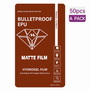 थोक मूल्य निजी लेबल 120 एक्स 180 मिमी विस्फोट सबूत हाइड्रोजेल एपु मैट स्क्रीन रक्षक आईफ़ोन के लिए 12 13 14 15 16 प्रो मैक्स - Product Image 4