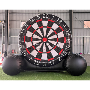 Jeux de carnaval gonflables jeu de tir de football location commerciale jeu de fléchettes de football gonflable jeux de plein air pour enfants adultes