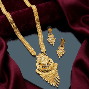 Wholesale Fashion 14K 18K 24K Gold Plated Jewelry, Long Forming Necklaces, Traditional Design Jewelry, Brass Gold Filled Jewelry - Product Image 1