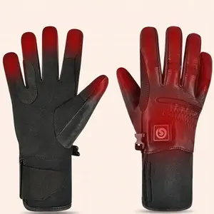 Savior Custom High Quality Winter USB Electric Rechargeable Outdoor Sport Horse Riding Heated Gloves Men