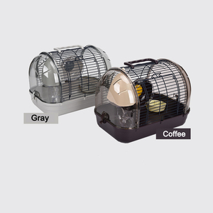 Commercio all'ingrosso di lusso di alta qualità portatile in plastica PP rete metallica in cristallo cavia furetto criceto gabbie con accessori - Product Image 6