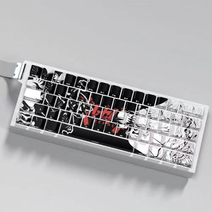 Juego de <span class=keywords><strong>98</strong></span> Teclas <span class=keywords><strong>Berserk</strong></span>, Teclas de Anime, PBT Cherry con Grabado Lateral, Teclas Personalizadas DIY para Teclado Mecánico 60/65/68/75/87 - Product Image 6