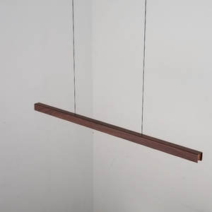 Lampada a Sospensione in Legno a LED in Moderno Stile Nordico dal Design Minimalista con Telecomando per Sala da Pranzo Soggiorno e Hotel - Product Image 6