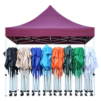 Toldos personnalisés pour patios, gazebo pliable 40 mm, tente pop-up, imperméable, exposition, salon professionnel, tentes 3x3 3x6 en alliage d'aluminium