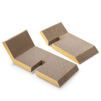 Planche à gratter détachable en forme de X grattoir pour animaux de compagnie en papier durable pour l'escalade et le meulage jouet pour chat écologique