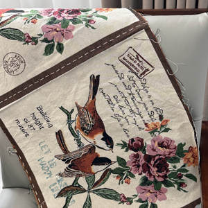 Tessuto Jacquard personalizzato con <span class=keywords><strong>fiori</strong></span> motivi <span class=keywords><strong>di</strong></span> uccelli in filo tinto per la casa per abbigliamento borse da donna tappezzeria e tende - Product Image 1