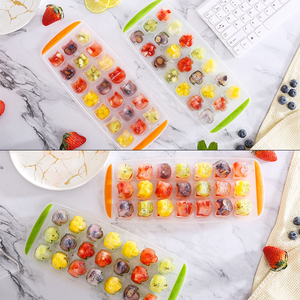 Molde de silicona para cubitos de hielo con forma de gato y perro, apto para alimentos, con tapa, para hacer dulces caseros. - Product Image 5