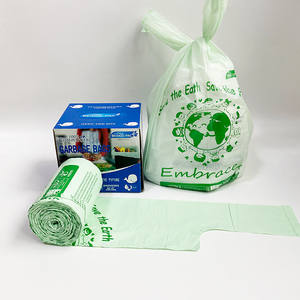 Bolsa de Basura de PLA 100% Biodegradable Impresa Personalizable en Rollo, Camiseta Compostable para Uso Doméstico - Product Image 5