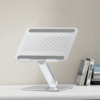 IKATAK Support d'ordinateur portable en aluminium réglable Nouveau support d'ordinateur en métal pour ordinateur portable