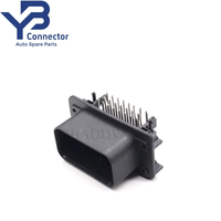 Connecteur AMP mâle 23 broches étanche en cuivre YBADDVANCE IP66 TE Connectivity 12A 12V noir pour câblage automobile 770669-1