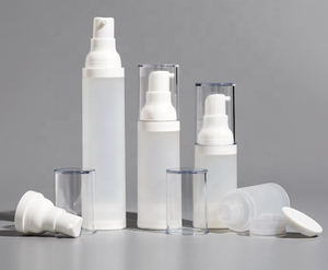 Eco-friendly Cosmetic Packaging 80ml 100ml 120ml 150ml Essence Airless Lotion <b>Bottles</b> Custom PET <b>Bottle</b> - Product Image 5