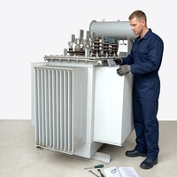 Transformateur immergé dans l'huile triphasé 60Hz 11kV 200kVA 220V 110V 2000W à bobinage KDKF