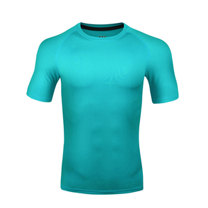 In Stock Custom Quick Dry <b>Polyester</b> <b>Tshirt</b> Men Sport Gym Training Wear Men's T-Shirts - Product Image 2