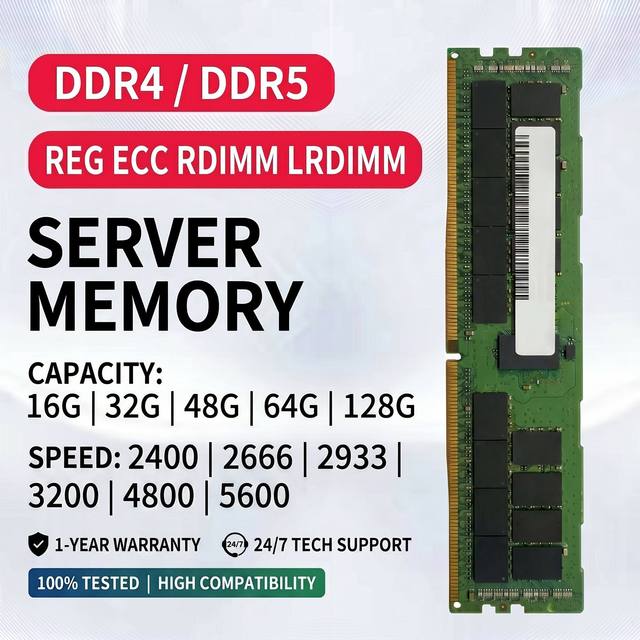 New Original Server Memory Module Ddr5 32GB/64GB/96GB 4800/5600/6400MHz M321R8GA0PB0-CWMCJ1.1V SO-DIMM PC5-38400 REG ECC