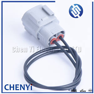 2 Pin steker lampu kabut tahan air otomatis Mazda RX7 FD Seri CAS Sensor konektor 6195-0006 6195-0003 dengan 15cm 18AWG - Product Image 4