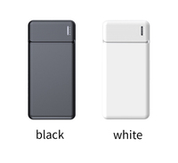 Échantillon gratuit Nouvelle batterie externe haute capacité 10000mAh conforme RoHS Entrée Type-C 5W Double USB pour téléphone Camping en plein air Chargeur portable
