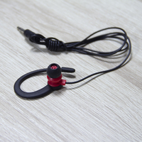 Crochet d'oreille filaire en forme de C sur les écouteurs mono avec prise jack 3.5mm Compatible Smartphone Laptop Tablet Mp3 Sports Use