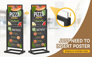 Màn hình hiển thị hình chữ H đứng hai lớp đứng hiển thị dọc cho các dấu hiệu quảng cáo siêu thị - Product Image 3