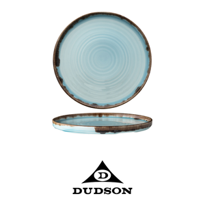 Assiette plate Harvest Turquoise Ø 21,7 cm empilable en céramique décorée à la main Dudson - Product Image 4
