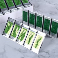 Aiguilles à coudre vertes en forme de feuille, faites à la main, pour la couture, la broderie et le perlage, aiguilles à coudre à la main en forme de feuille verte