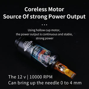 <span class=keywords><strong>Rocket</strong></span>-pluma de tatuaje corta, máquinas de tatuaje de alta calidad, 3,5mm, trazo profesional, RCA - Product Image 3