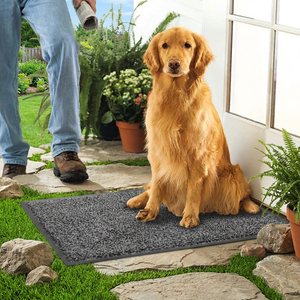 <span class=keywords><strong>Tapis</strong></span> de porte extérieur antidérapant en caoutchouc et <span class=keywords><strong>vinyle</strong></span> à surface coupée, pour <span class=keywords><strong>cuisine</strong></span> et entrée principale - Product Image 1