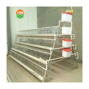 China Large Poultry Chicken House Chicken Cage Hot Dip Galvanized Steel Wire 200 Hens Laying Eggs Chicken Cage