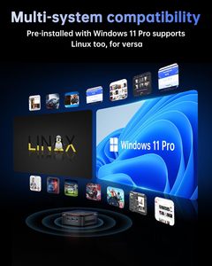 SOYEER 13th Intel Celeron N150 MINI PC Gamer DDR4 8G 16G 512G/1T M.2 SSD 4K 5,0G Wifi Mini computadora de escritorio <span class=keywords><strong>Windows</strong></span> 11 pro - Product Image 3