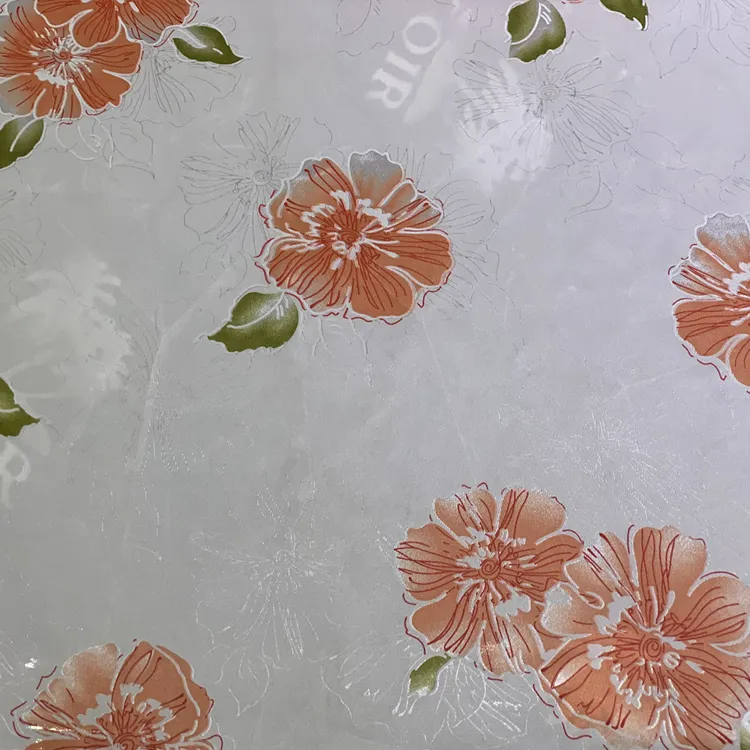 Wholesale milky base flower pattern 100% polyester fabric print for mattress cover