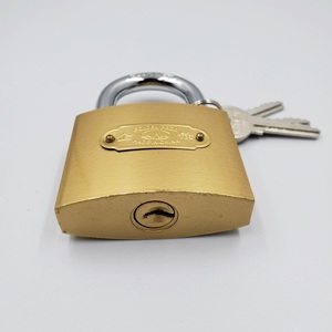 63mm पीतल रंग नक़ल पेंटिंग सस्ते अच्छी गुणवत्ता पीतल सिलेंडर ताला - Product Image 4