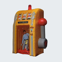 Portable Promotion Publicité Cube Gonflable Cash Machine Grab Money Booth à Vendre