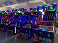 LIFUN Machine d'arcade professionnelle en métal, modèle Crazy Clown, à monnayeur, avec jeu de lancer de balles et distribution de tickets et de prix, pour centres commerciaux