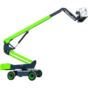20m Self-propeled Cherry Picker Lift Telescopic Aerial kerja Platform Articulated Towable Electric Crawler Spider Lift Boom Lift