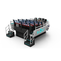 Cinéma d'aventure VR 9D multijoueur commercial, écran incurvé immersif, simulateur de cinéma volant pour parc d'attractions