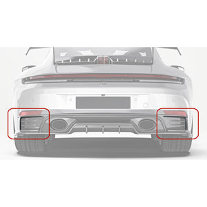 Trọng Lượng Nhẹ Vật Liệu Hàng Đầu Khô Sợi Carbon 911 992 Canards Đối Với Porsche 911 992.2 Phía Sau Góc Dải Body Kit - Product Image 1