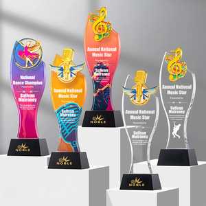 Trophée <span class=keywords><strong>en</strong></span> cristal et <span class=keywords><strong>en</strong></span> métal pour le champion de la <span class=keywords><strong>musique</strong></span> et de la danse, trophée d'art personnalisé pour les gagnants <span class=keywords><strong>des</strong></span> examens de niveau - Product Image 5