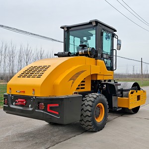 Schwerlast 8-Tonnen Vibrationswalze mit Einzeltrommel für Asphaltstraßen mit Hochleistungsmotor und Pumpenantrieb - Product Image 4