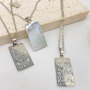 Mode Twaalf Constellatoir Sterrenbeeld Vergulde Zilveren Roestvrijstalen Ketting - Product Image 3