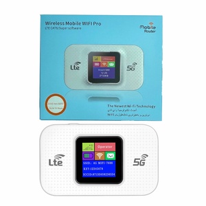 Bộ định tuyến không dây LTE di động 4G với màn hình màu LCD tối đa 300Mbps tốc độ dữ liệu Lan Wifi có thể cắm thẻ qua biên giới Mifi di động - Product Image 6