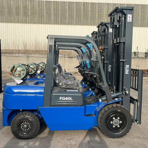Montacargas de GLP y Gasolina de <span class=keywords><strong>4</strong></span> Toneladas, <span class=keywords><strong>M</strong></span>ástil de Tres Etapas, Transmisión Automática, Altura de Elevación de 3~6 <span class=keywords><strong>m</strong></span> - Product Image 2